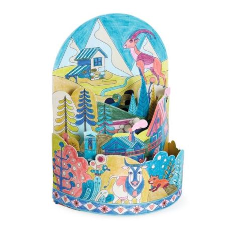 Planse Colorat 3D Djeco Peisaj Stratificat - imagine 3