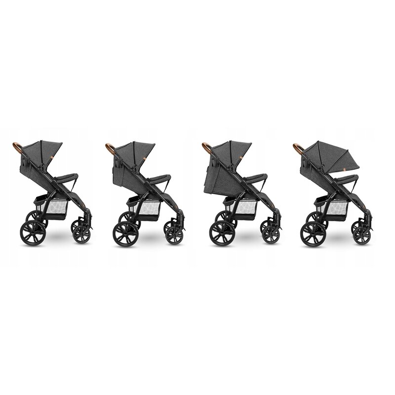 Carucior Lionelo Annet Tour Gri - Siguranta Premium - imagine 2