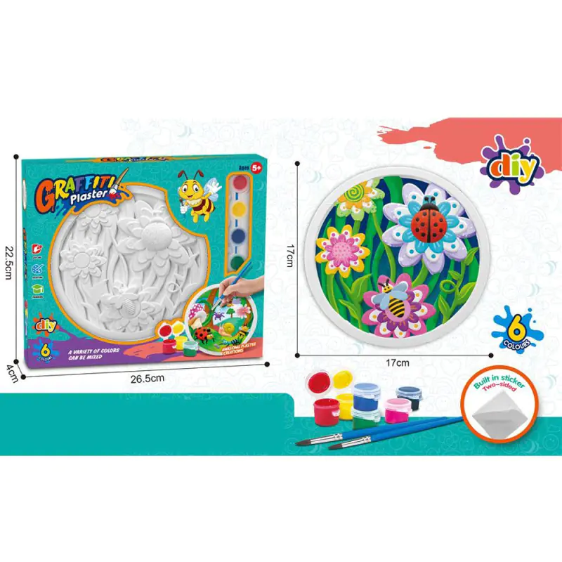 Set pictură ceramică flori Amacs | Creativitate