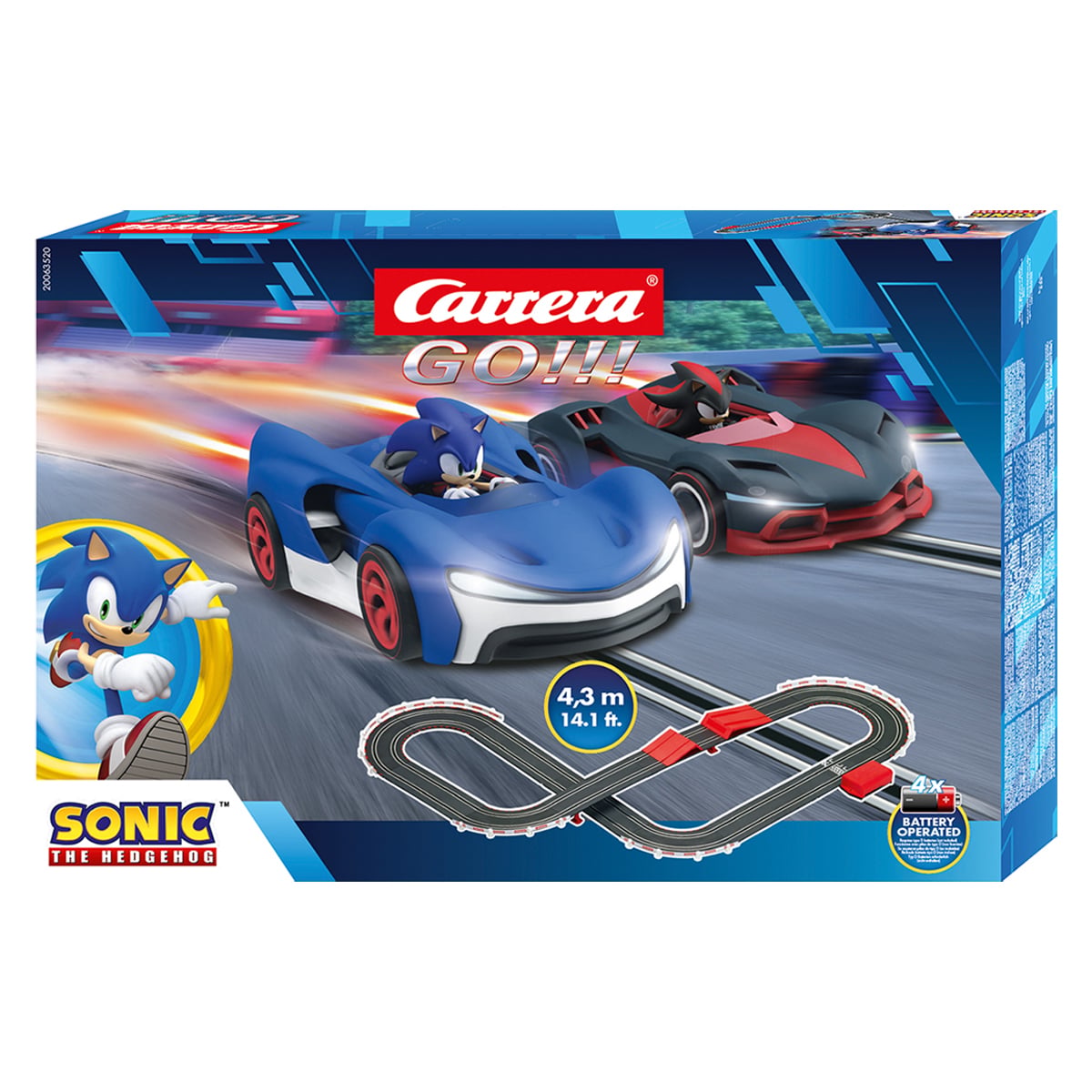 Pista Carrera Sonic - Curse Electrice 2 Masinute