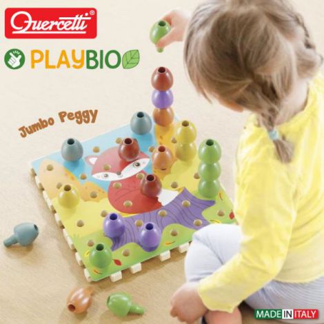 Quercetti Jumbo Peggy Bio - Joc Educativ 2-5 ani - imagine 6