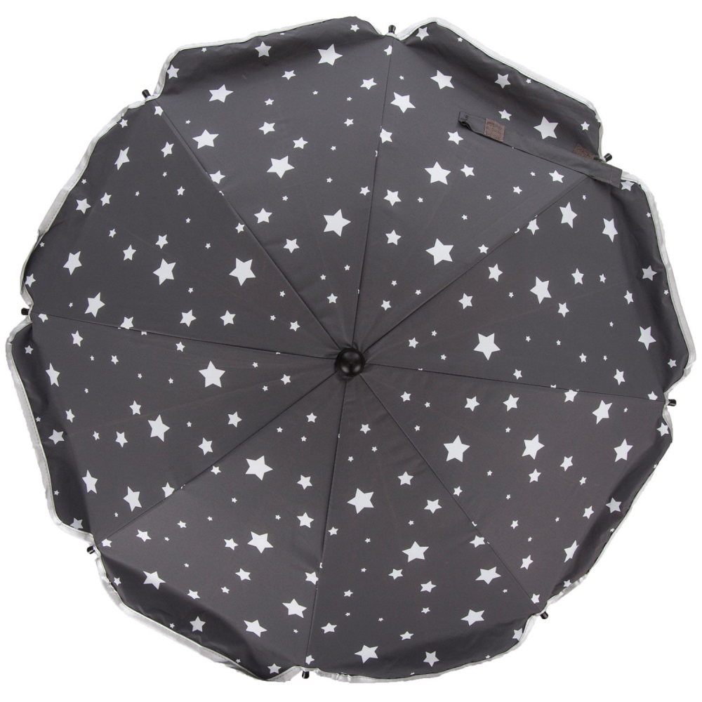 Umbrelă Carucior Fillikid UV 50+ Stelute Grey - imagine 8