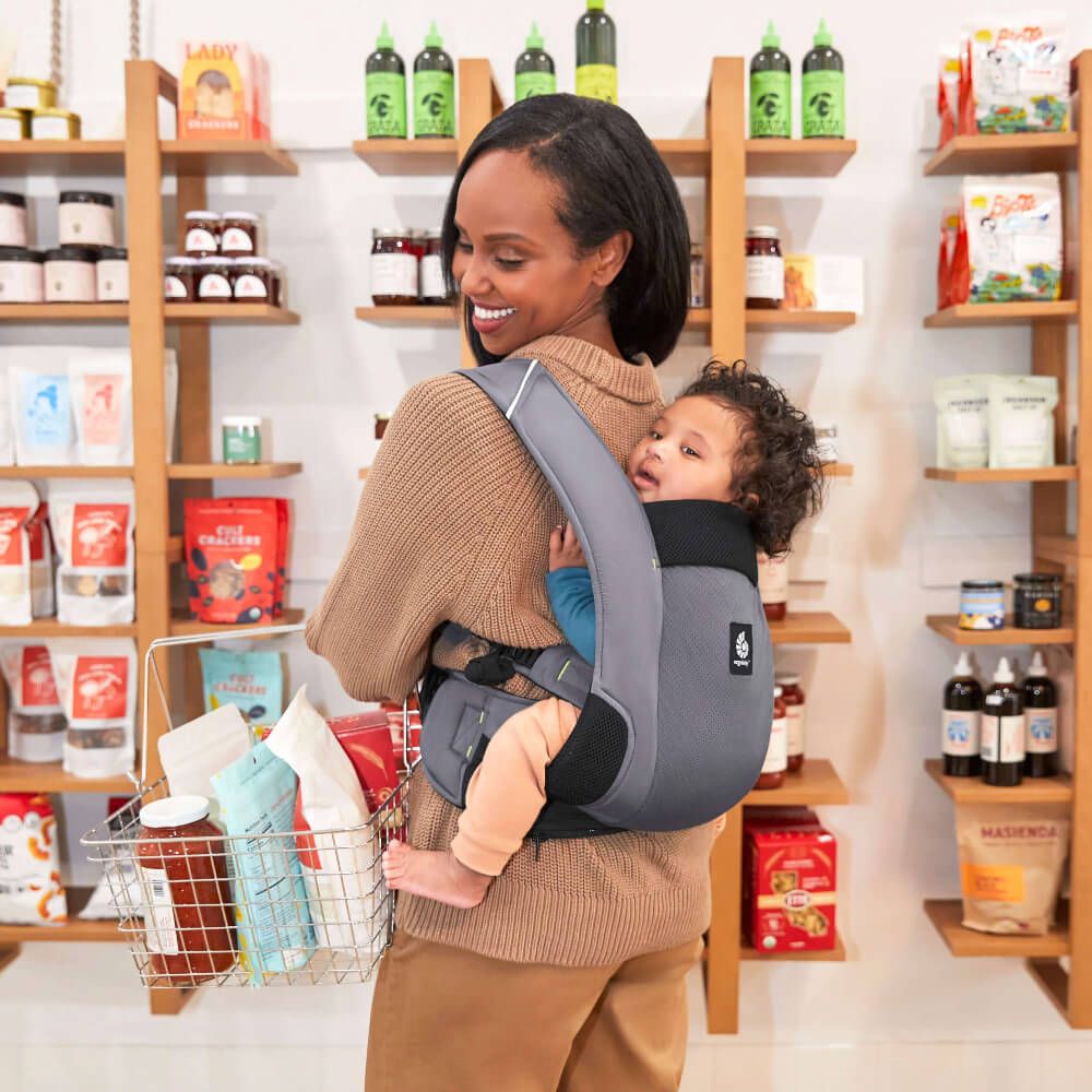 Marsupiu Ergobaby Away Graphite Grey – Confort Premium - imagine 2