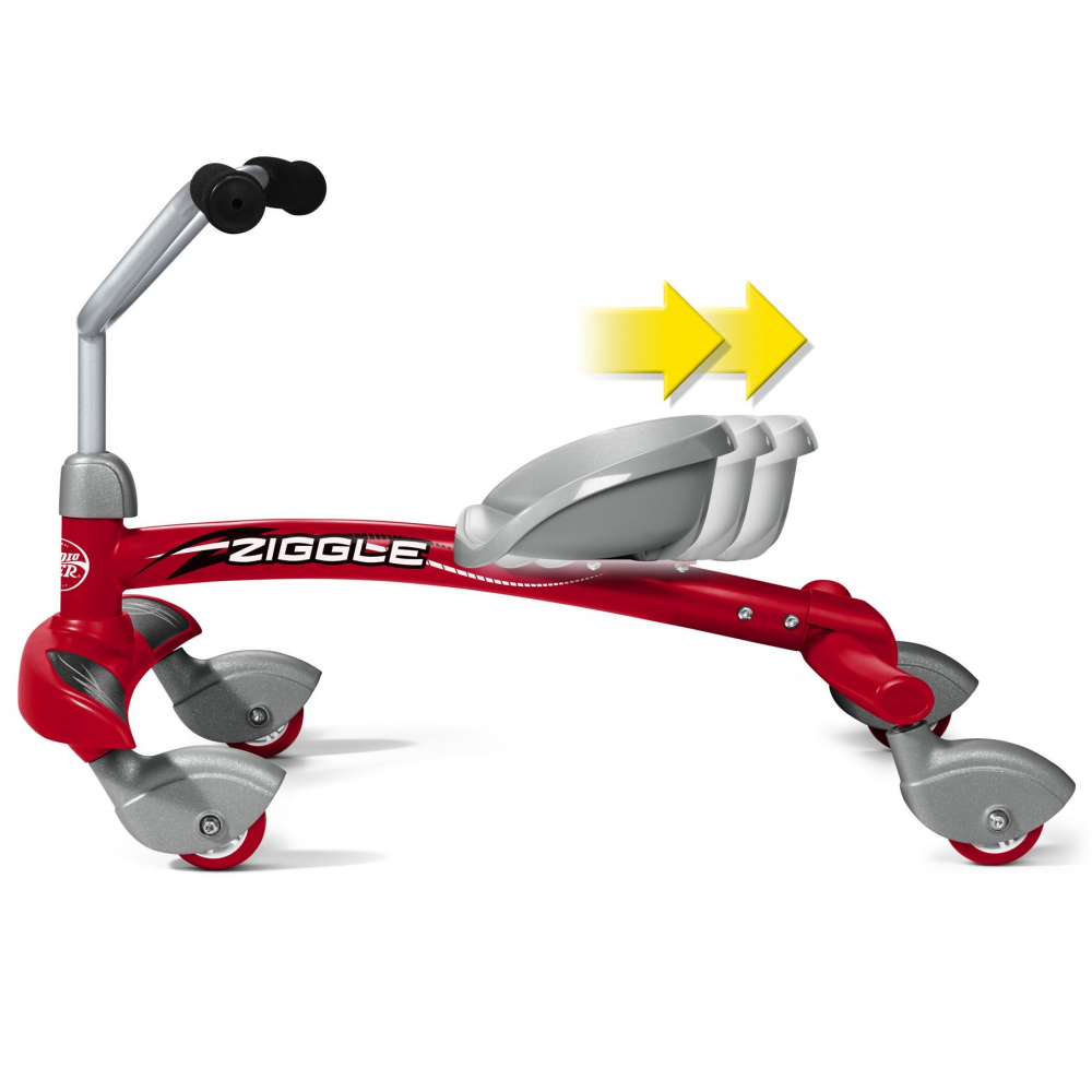 Ride-On Ziggle Radio Flyer, Fără Pedale, 3-8 Ani - imagine 2