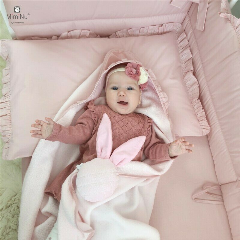 Set Lenjerie Patut MimiNu Royal 5 Piese, Roz - imagine 6