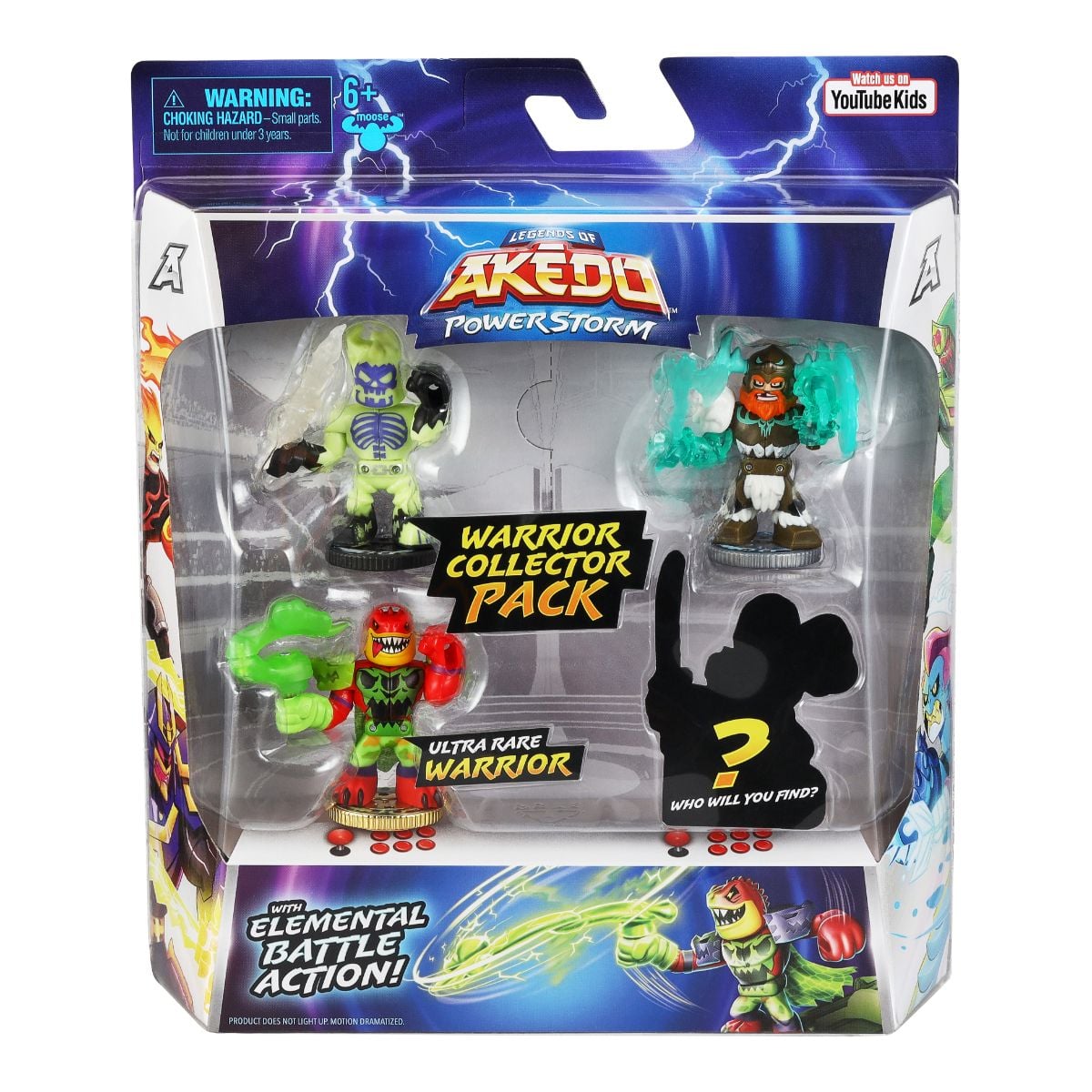 Set 4 Figurine Akedo Warrior Collector Pack