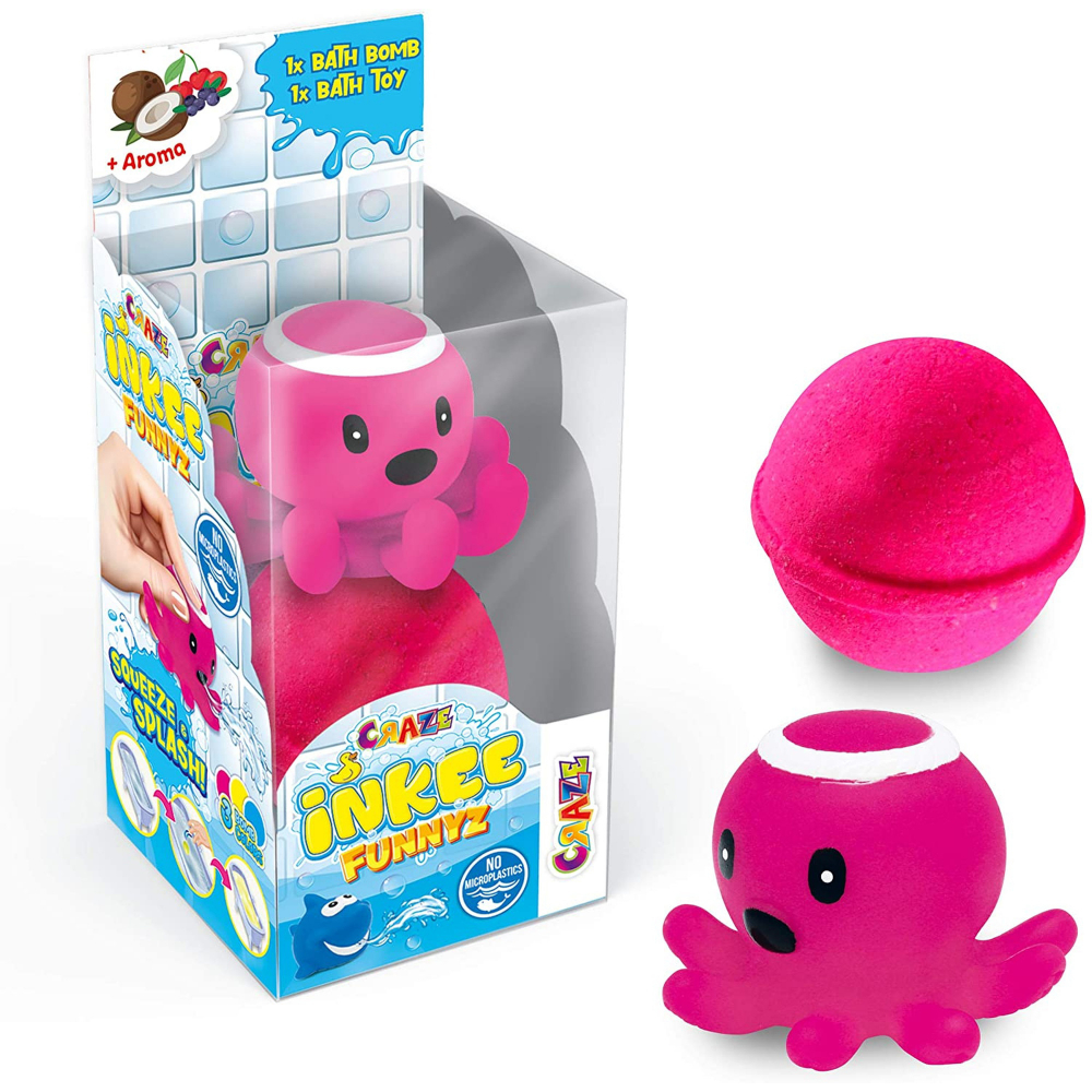 Forme Efervescente Inkee + Jucărie Baie Craze - imagine 6