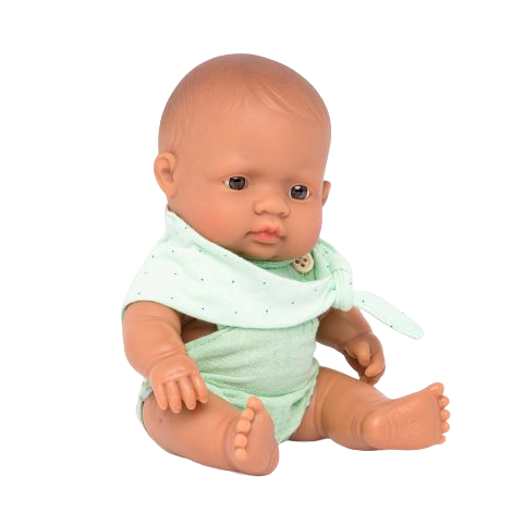 Păpușă Educativă Miniland, Băiat Hispanic, 21 cm