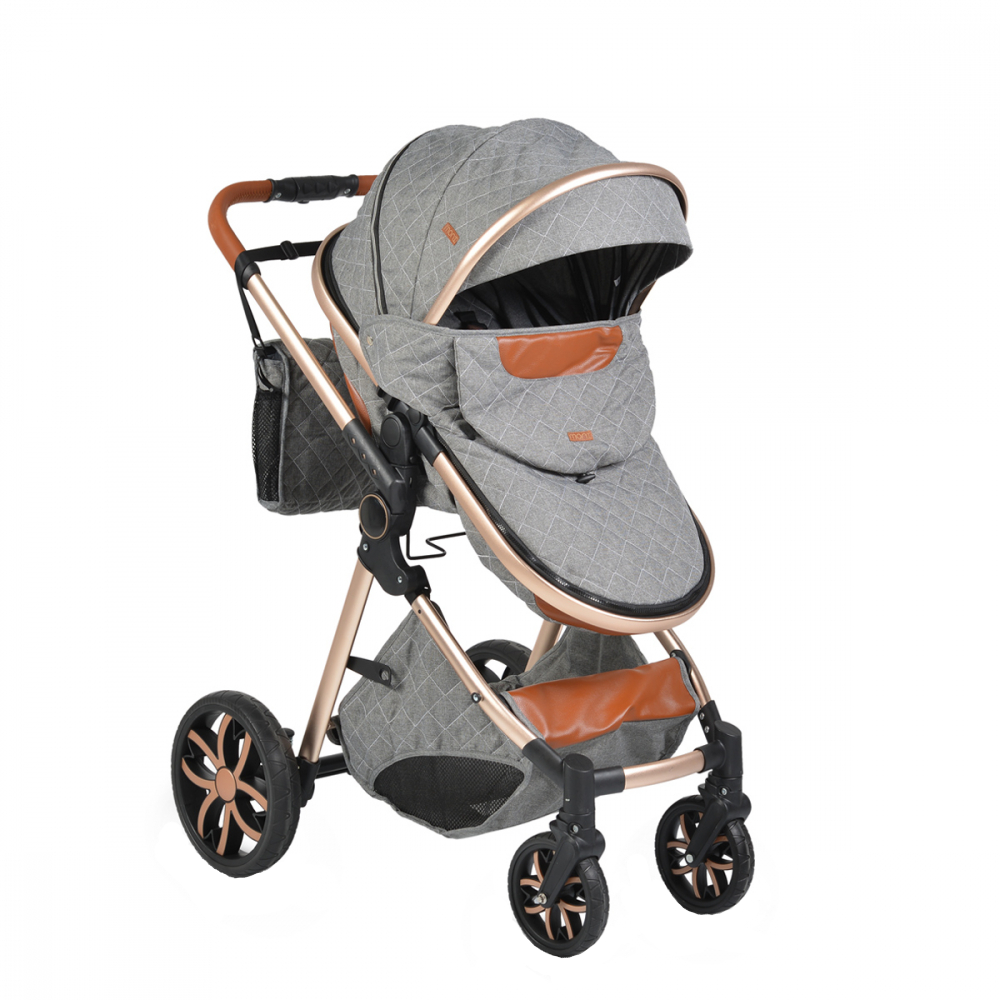 Moni Alma 2in1 Dark Grey, Reversibil, Aluminiu - imagine 6
