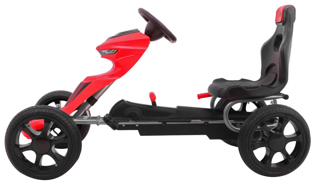 Kart cu Pedale Grand Ride Rosu | Autokids - imagine 10
