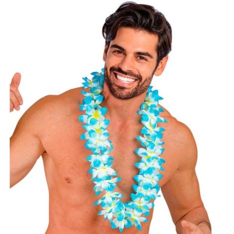 Ghirlanda Hawaii Azur | Widmann | Accesoriu Petrecere - imagine 3