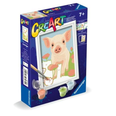 Ravensburger CreArt Porcușor - Pictură Creativă - imagine 2