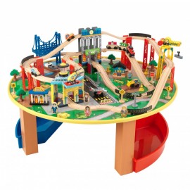 Kidkraft Masa Trenulet City Explorer, Peste 80 Piese