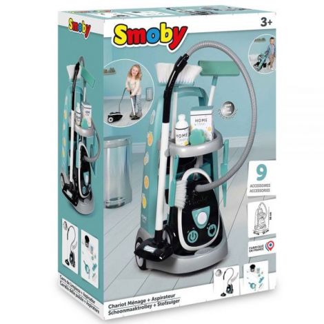 Smoby Set Curățenie cu Aspirator Electronic - imagine 7