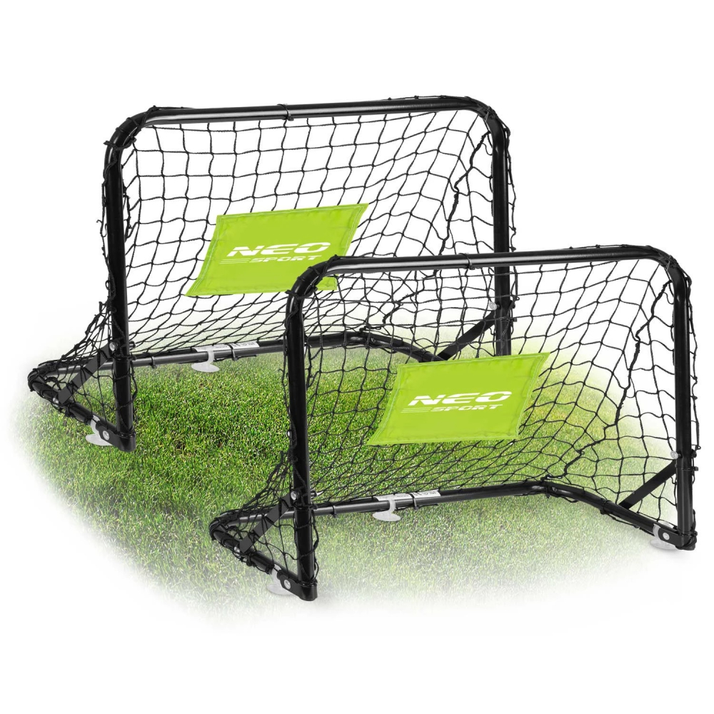Set 2 Porți Fotbal Copii Neo Sport cu Plasă - imagine 10