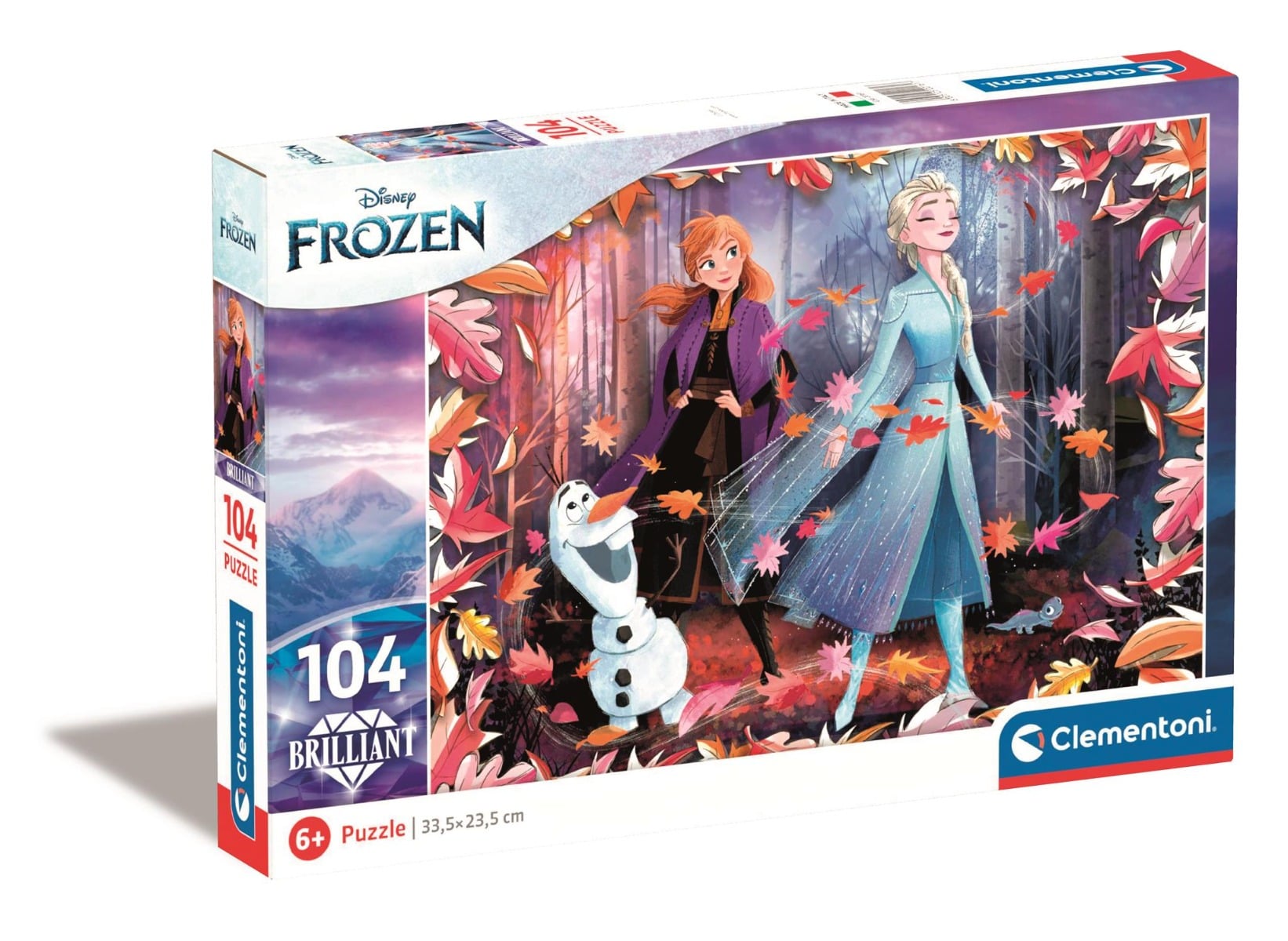 Puzzle Clementoni Frozen 2 Brilliant, 104 Piese