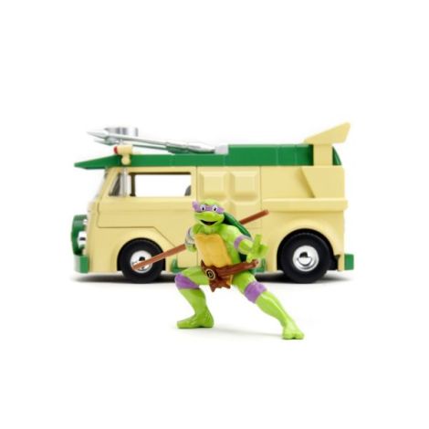 Jada TMNT Party Wagon Cu Figurina Donatello - imagine 4