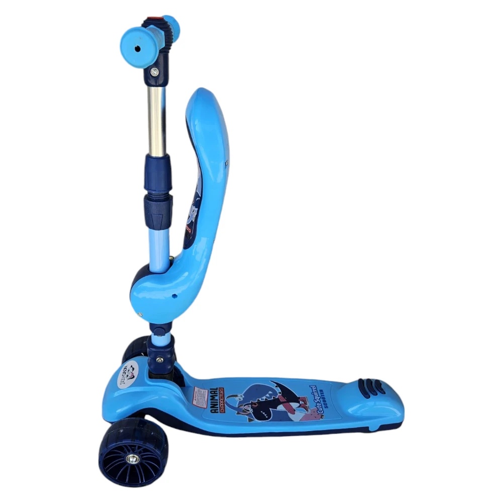 Novokids Mini Scooter 8130 - Trotineta 2in1 Albastru