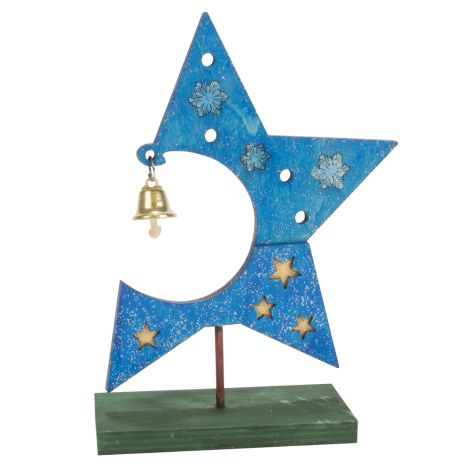 Decoratiune de pictat Stea cu clopotel Beleduc - imagine 2