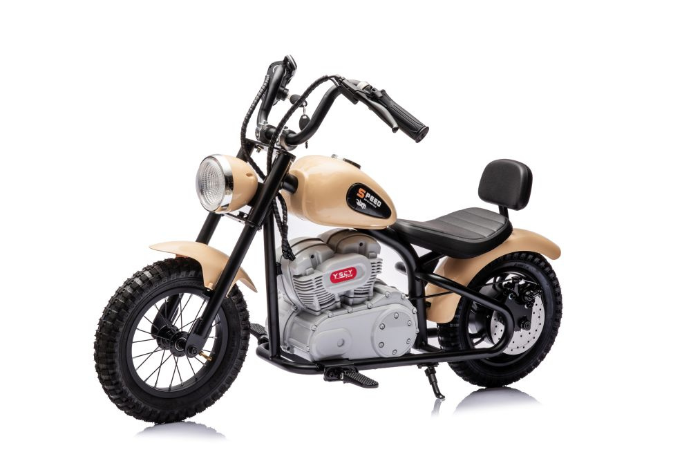 Motocicleta Electrica Leantoys A9902 Kaki - imagine 10