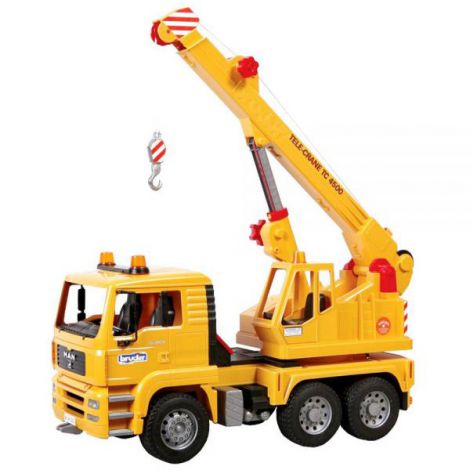 Bruder Camion MAN Macara - Jucării Construcții