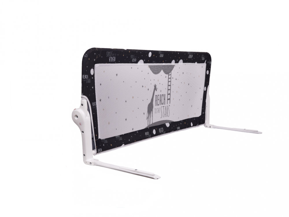 Bariera Protectie Pat Ikonka Pliabila Black 150cm - imagine 6