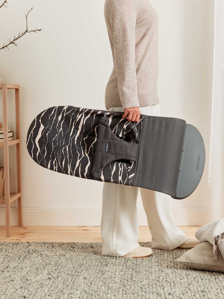 BabyBjorn Balansoar Bliss - Legănat Natural, Bumbac Premium - imagine 5