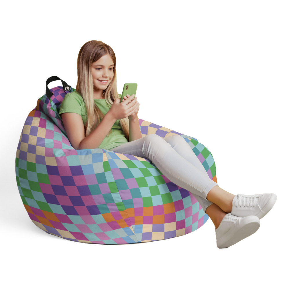 Fotoliu Puf Bean Bag Updeco Para L Squares - imagine 2