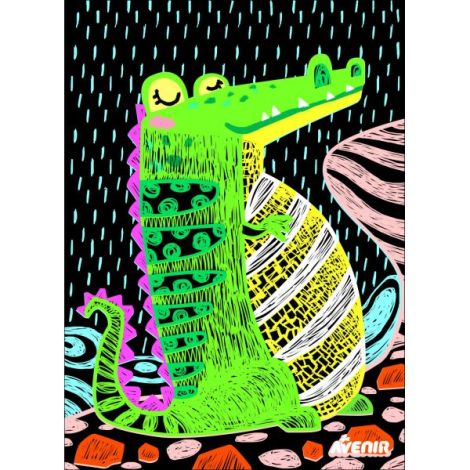 Avenir Set Scratch Art Animale Magice - Creativitate - imagine 3