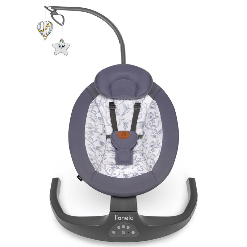 Balansoar Lionelo Ralf 2in1 Electric Gri/Alb