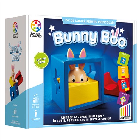 Smart Games Bunny Boo - Joc Logică 60 Provocări 2+ Ani