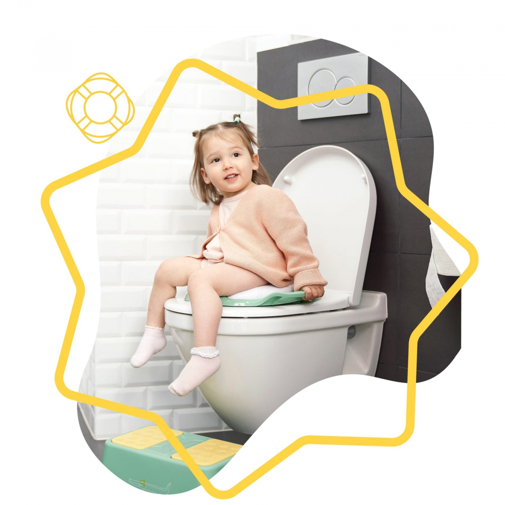 Reductor WC Badabulle Verde cu Manere - imagine 6