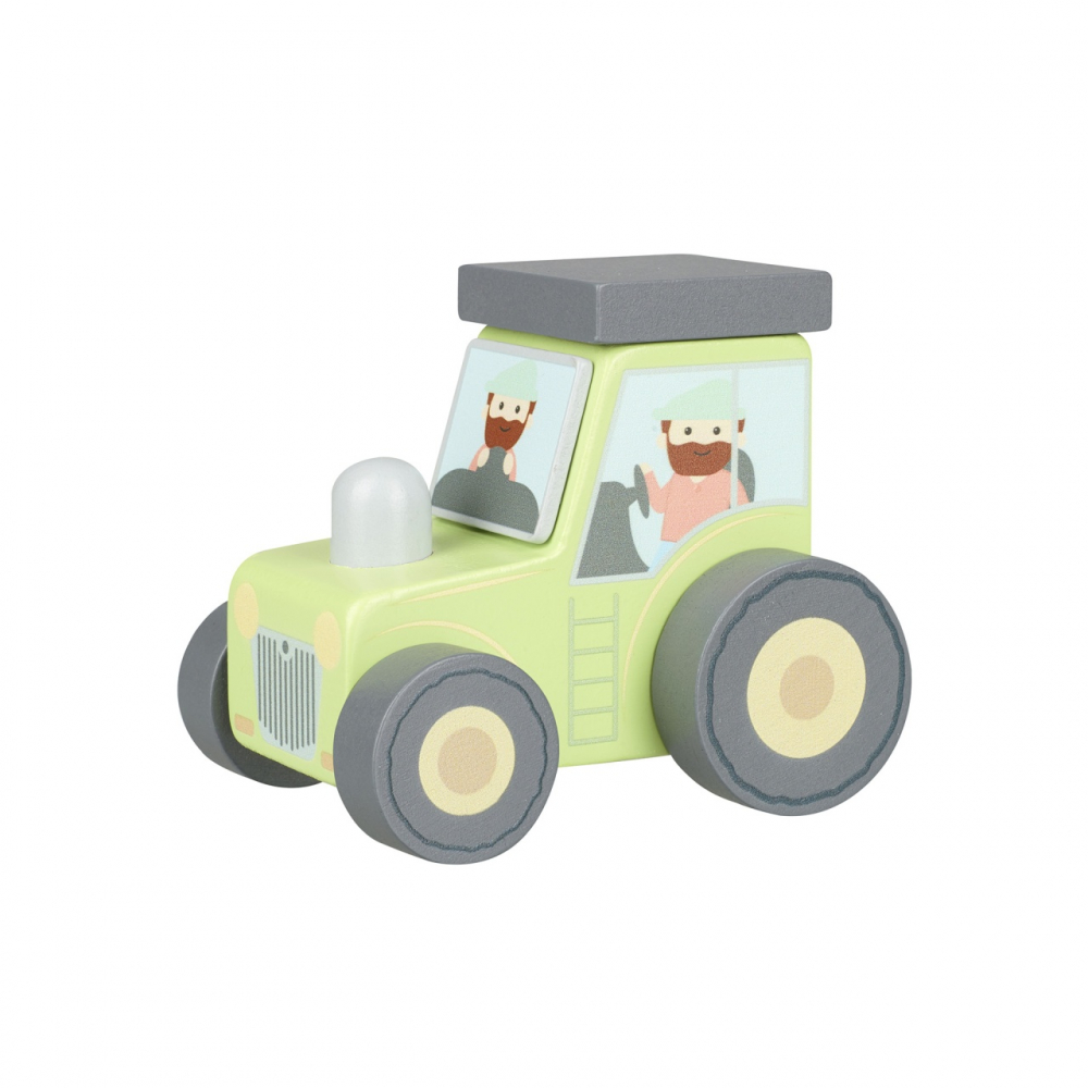 Tractor Lemn Orange Tree - Joc Educativ