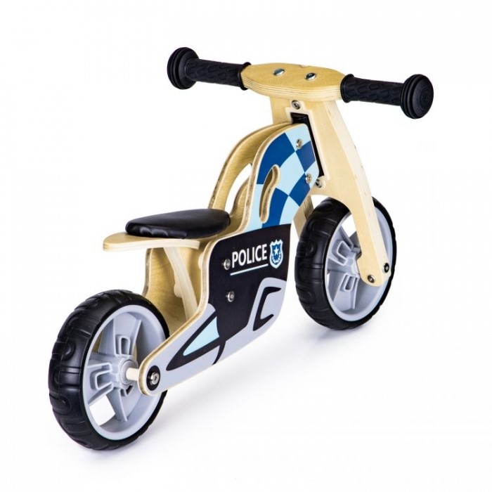 Bicicleta Politie Ecotoys Fara Pedale, Reglabila - imagine 2