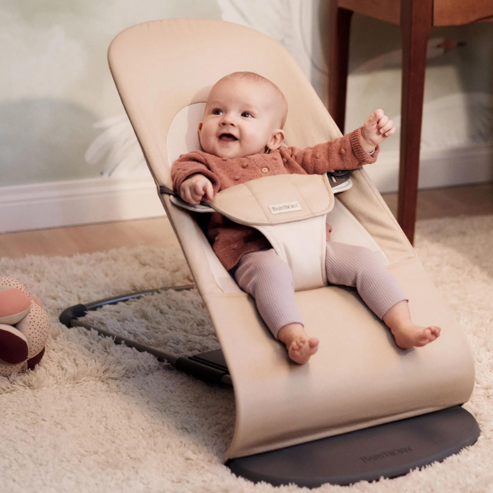Balansoar BabyBjorn Balance Soft Khaki, Ergonomic - imagine 9