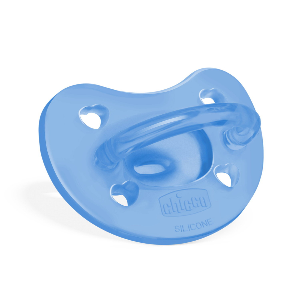 Suzeta Chicco PhysioSoft Silicon 6-16Luni Bleu