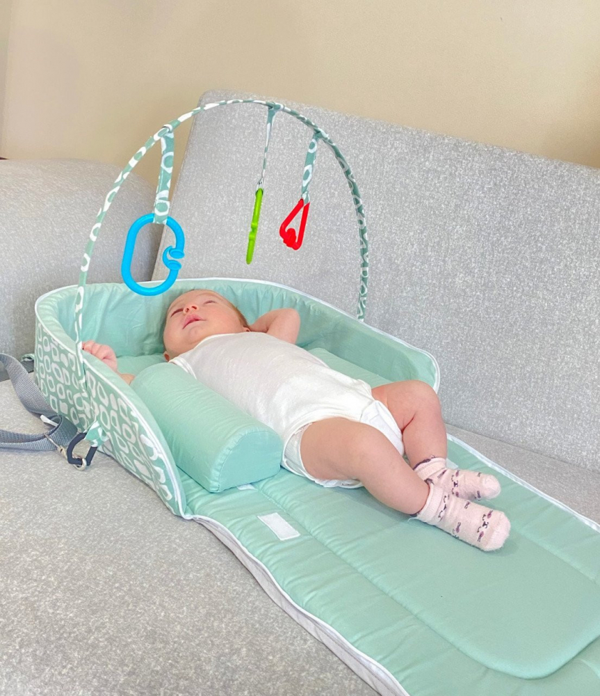 Salteluta BabyJem 3 în 1 Gri Multifuncțională - imagine 7