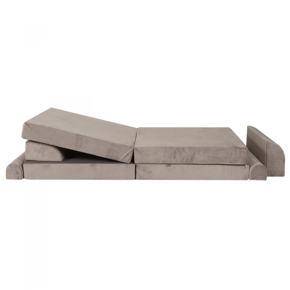 Canapea Modulară MeowBaby Velvet Gri