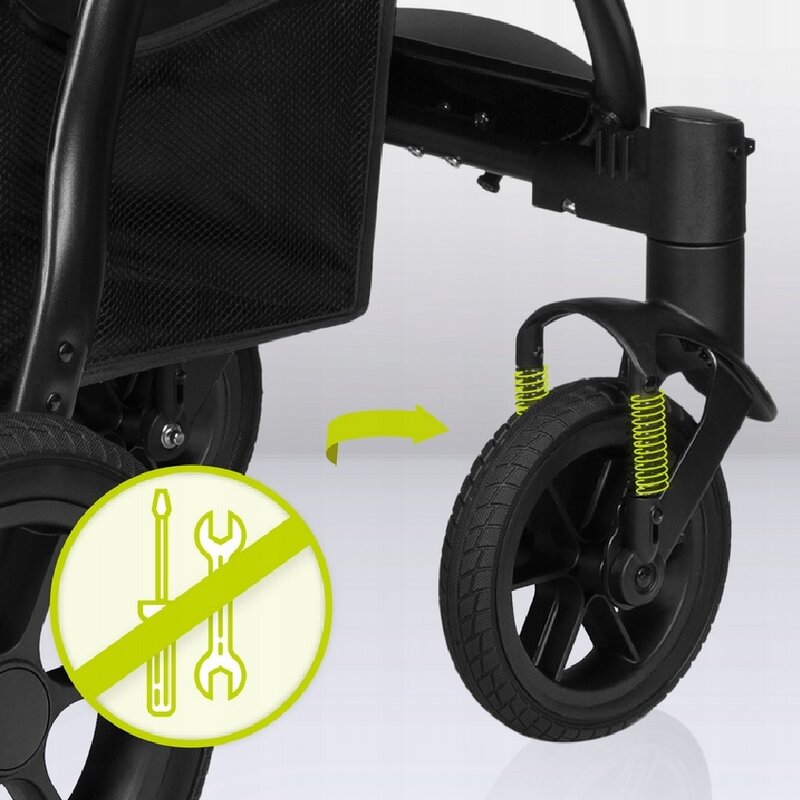 Lionelo Annet Tour Verde - Carucior Sport Premium - imagine 7