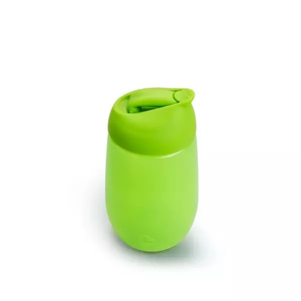 Cana Munchkin Simple Clean cu pai 296ml, Verde - imagine 3