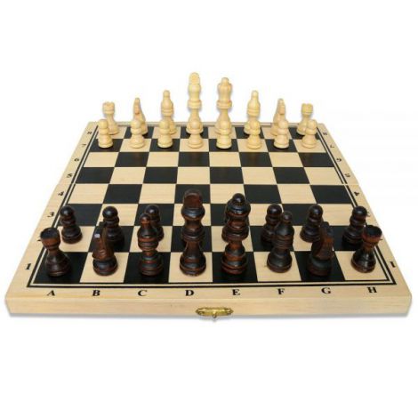 Noris Șah Lemn Deluxe - Joc Strategic Clasic