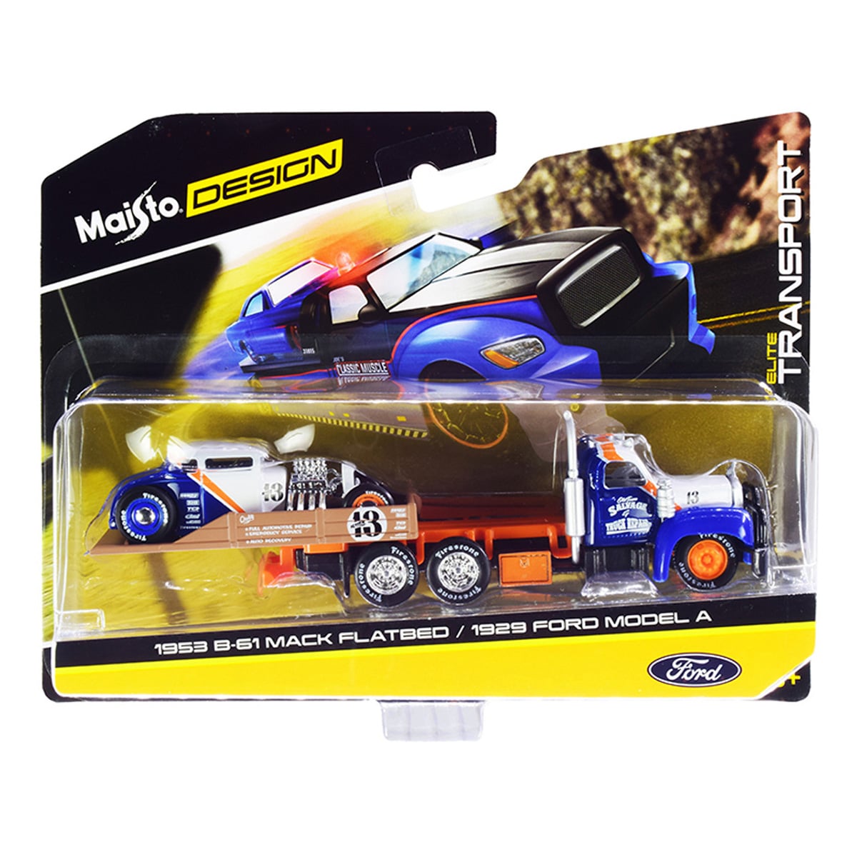 Maisto Elite Transport: Mack B-61 & Ford Model A 1:64