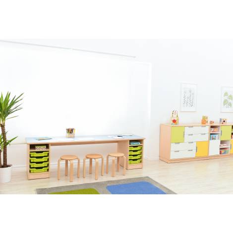 Masa functionala Moje bambino cu depozitare - imagine 5