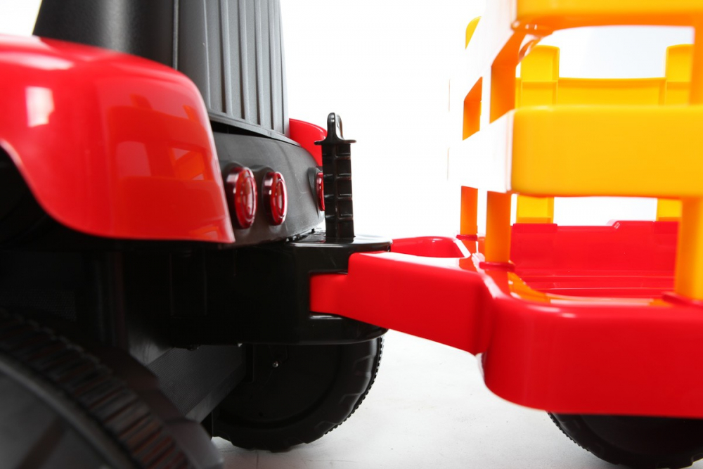 Tractor Electric Nichiduta 12V cu Remorca Red - imagine 8