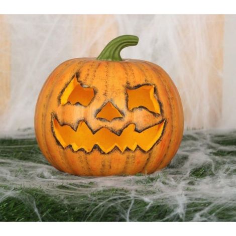 Dovleac Halloween Guirca 20cm Decor - imagine 2