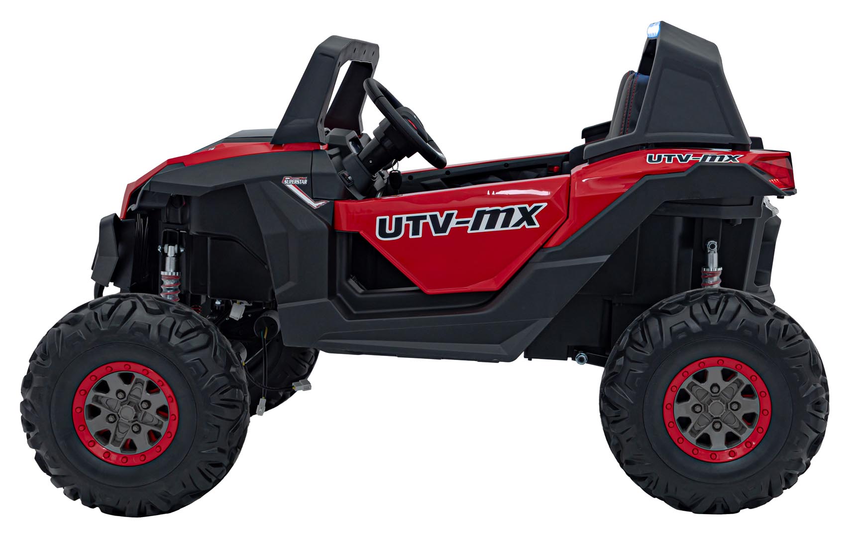 UTV Electric Buggy MX 2000N 4x4 Rosu - Autokids - imagine 6