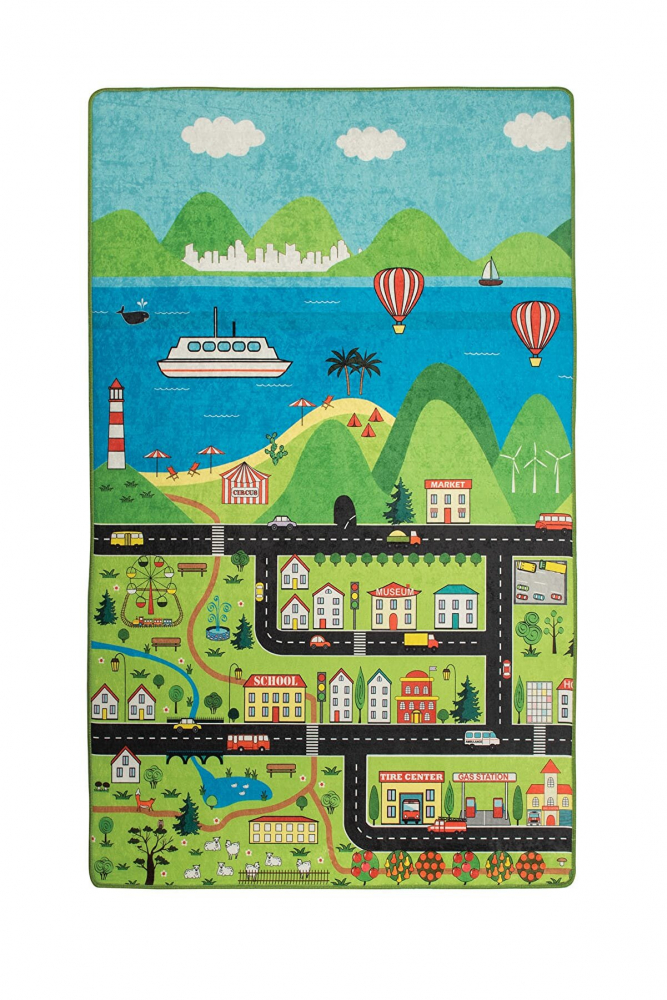 Covor antiderapant Happy City 150x200 cm Chilai - imagine 4