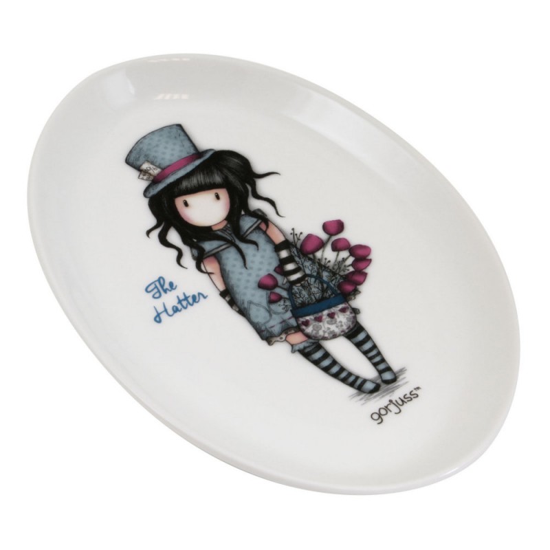 Farfurie Ceramica Gorjuss The Hatter | Decorativ - imagine 3