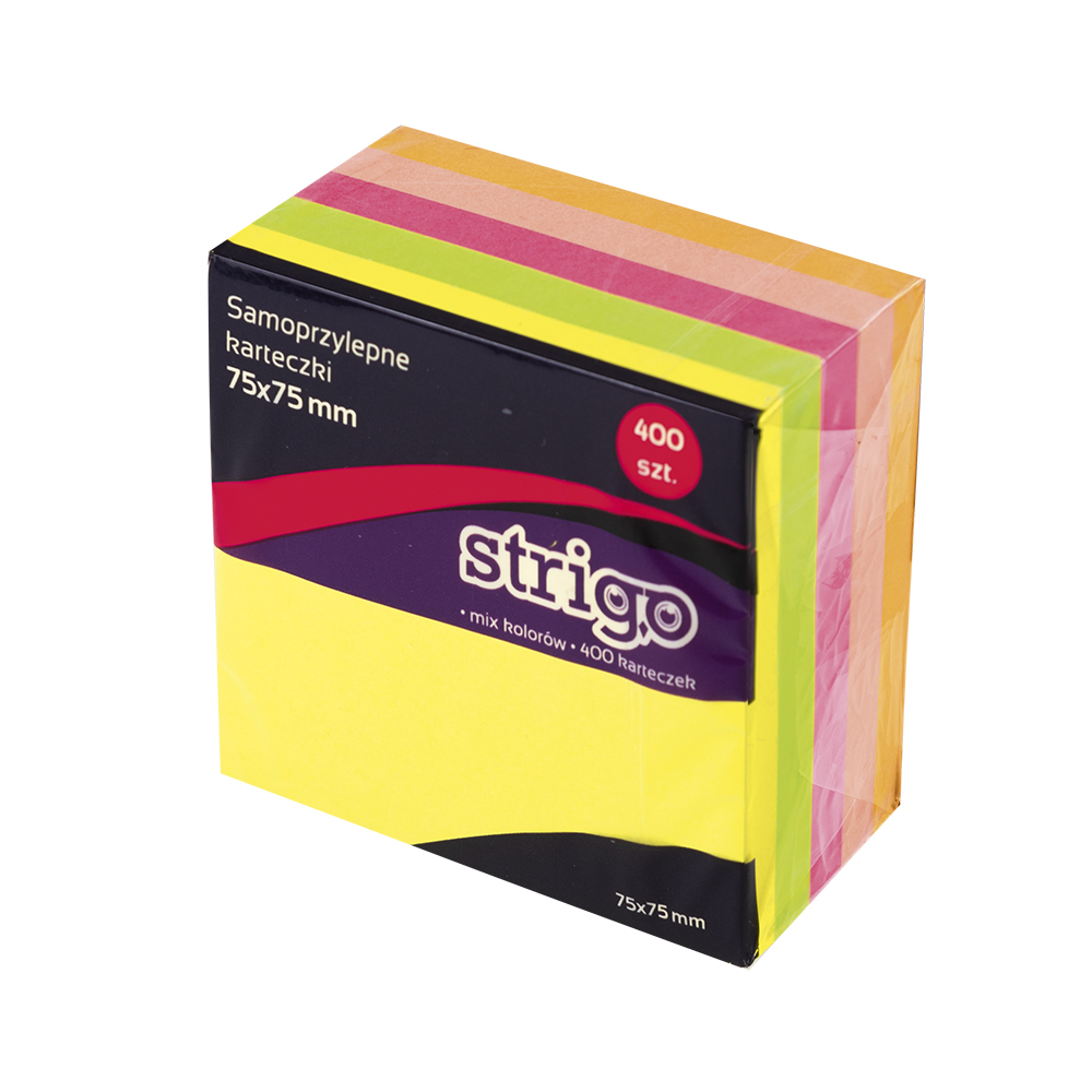 Cub Notite Neon Strigo 400 file - Organizare Eficientă