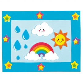 120 Autocolante Neopren Curcubeu Baker Ross - imagine 2
